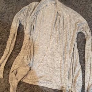 SO size small gray cardigan